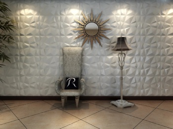 3D PVC WALL PANEL #594